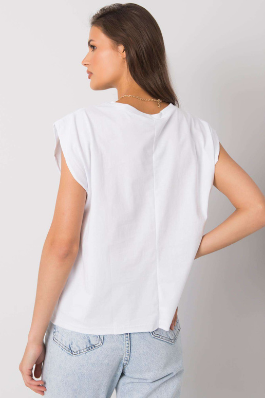 Bílé tričko s potiskem Malibu