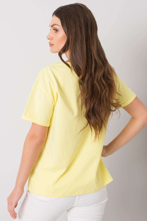 Žluté tričko s potiskem Aosta