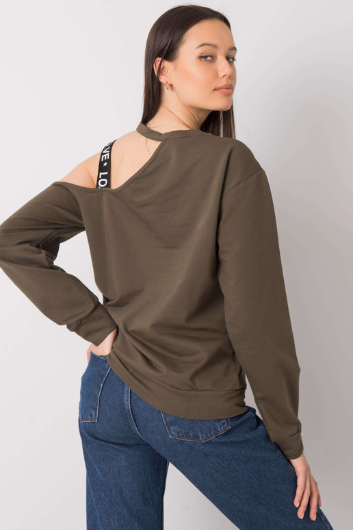 Khaki halenka s potiskem Glenda