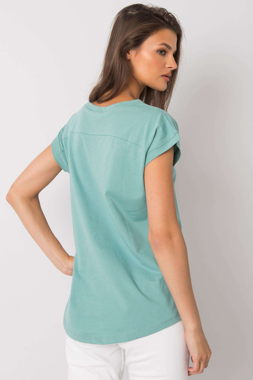 Světle zelené tričko s potiskem Aloha