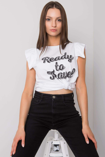 Bílá halenka s potiskem... 2