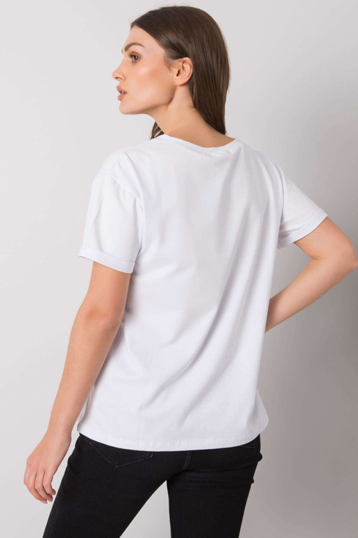 Bílé tričko s potiskem Aosta