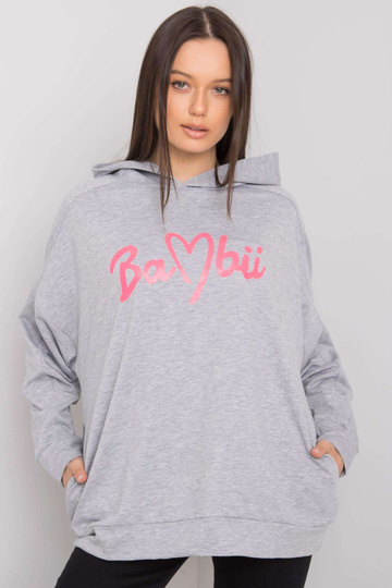 Mikina s kapucí Edna v šedé...