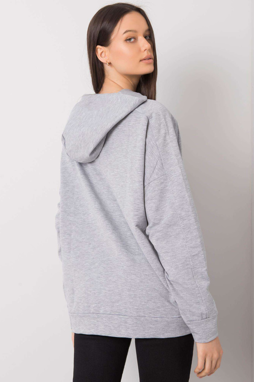 Mikina s kapucí Edna v šedé barvě