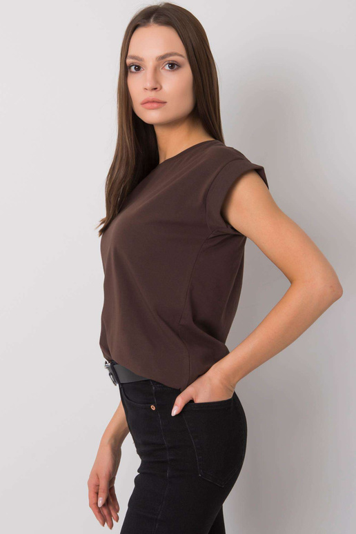 Tričko-RV-TS-4833.24P-tmavě hnědé Tričko-RV-TS-4833.24P-tmavě hnědé