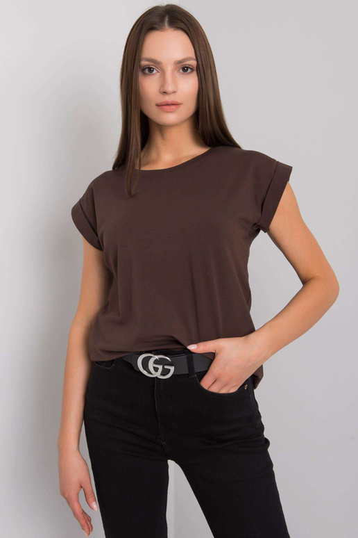 Tričko-RV-TS-4833.24P-tmavě hnědé Tričko-RV-TS-4833.24P-tmavě hnědé