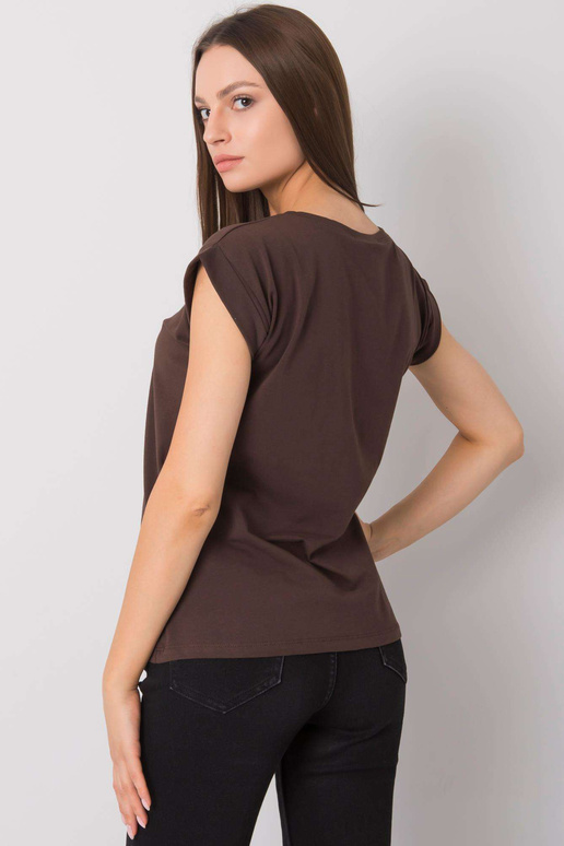 Tričko-RV-TS-4833.24P-tmavě hnědé Tričko-RV-TS-4833.24P-tmavě hnědé