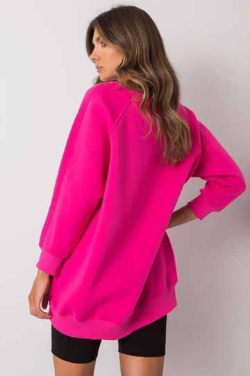 Bavlněná fuchsiová mikina Lana 2