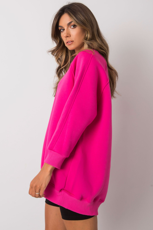 Bavlněná fuchsiová mikina Lana