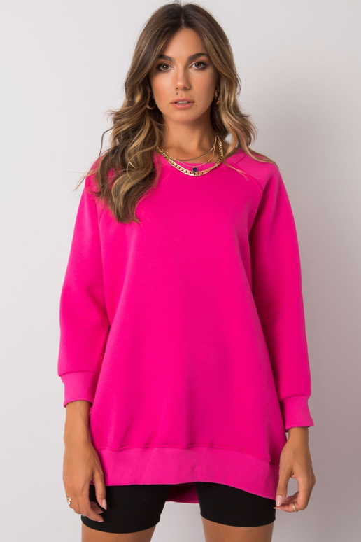 Bavlněná fuchsiová mikina Lana