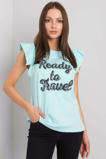 Beverly Print Mint halenka 2