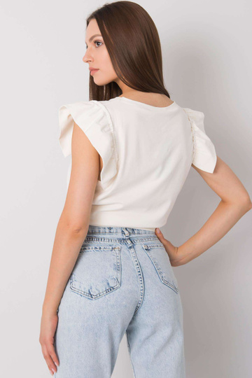 Ecru halenka s potiskem... 2