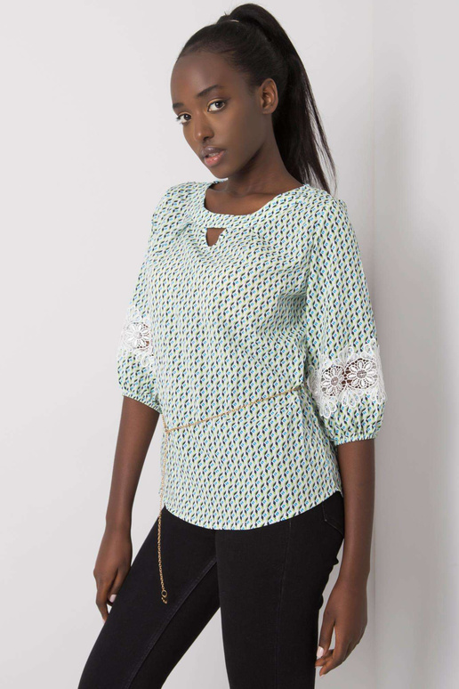 Halenka Jazmin bílá a zelená