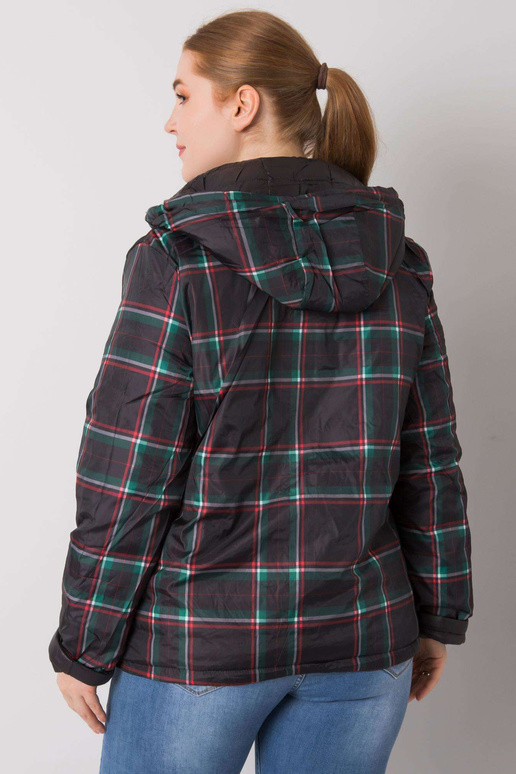 Černá oboustranná bunda Irfane Plus...