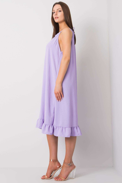 Světle fialové šaty na ramínka Simone