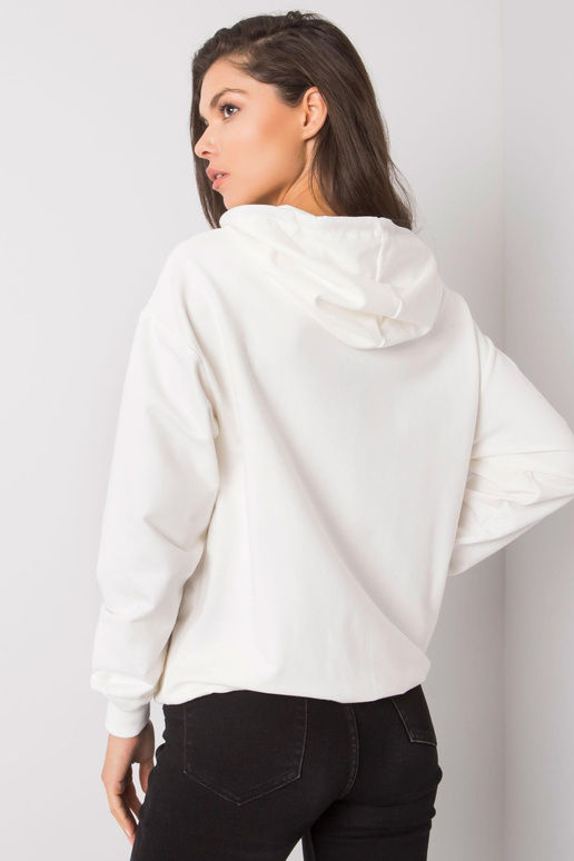 Ecru mikina na zip Ilaria