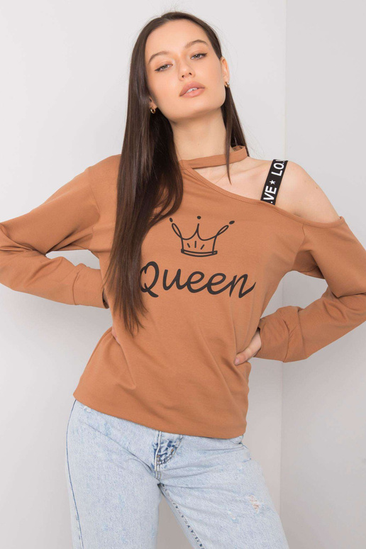 Velbloudí halenka s potiskem Glenda