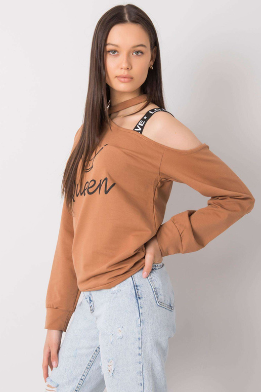 Velbloudí halenka s potiskem Glenda