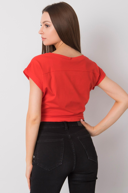 Červené tričko s potiskem Aloha Červené tričko s potiskem Aloha