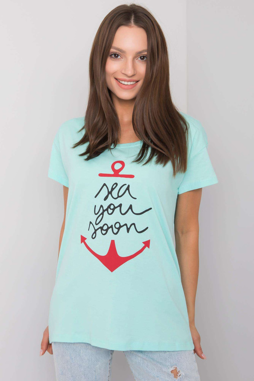 Mátové tričko s potiskem Silva