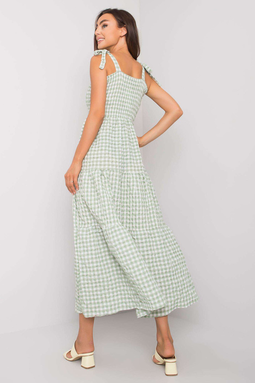 Michelovy zelené kostkované šaty RUE...