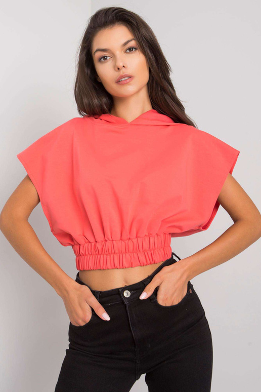 Mikina Jeneen Coral s krátkým rukávem Mikina Jeneen Coral s krátkým rukávem