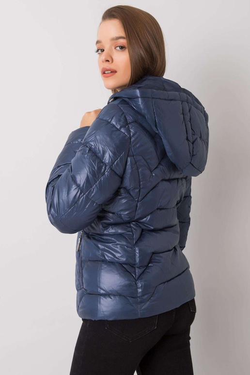 Ashlyn tmavě modrá prošívaná bunda