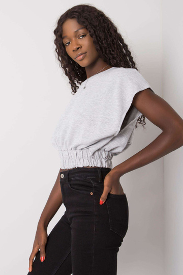 Šedá melanžová krátká... 2