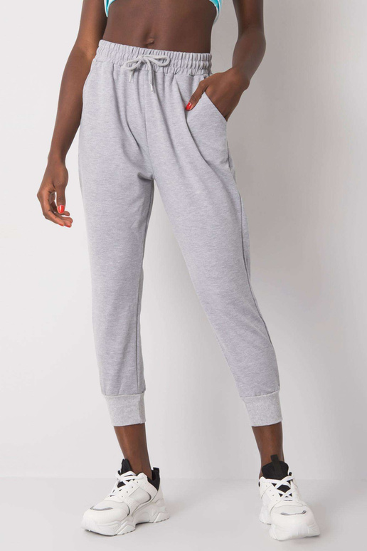 Šedé bavlněné tepláky Cailie