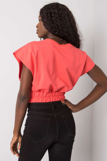 Korálová krátká mikina Antigua