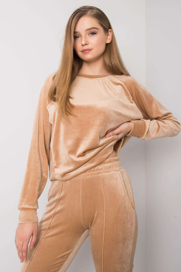 Béžová velurová dvoudílná...