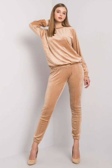 Béžová velurová dvoudílná... 2