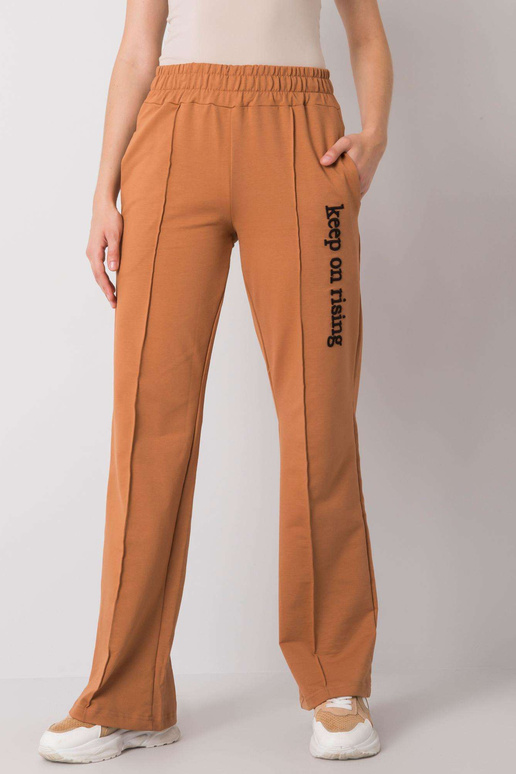 Dennise světle hnědé tepláky s...