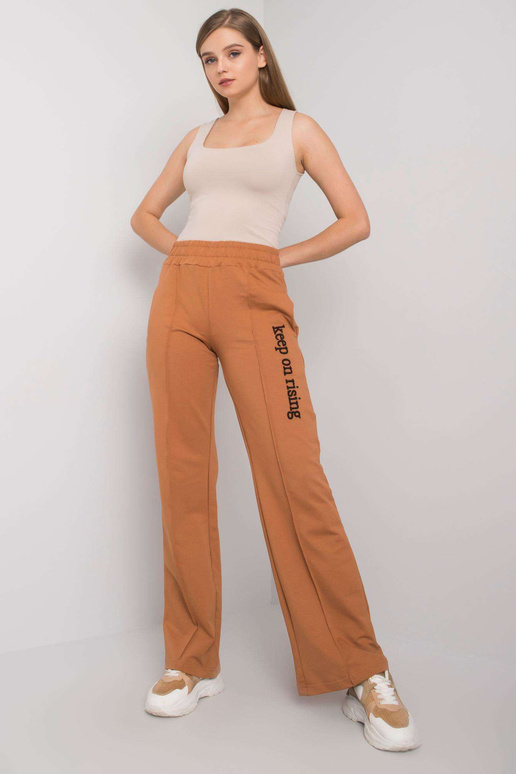 Dennise světle hnědé tepláky s...