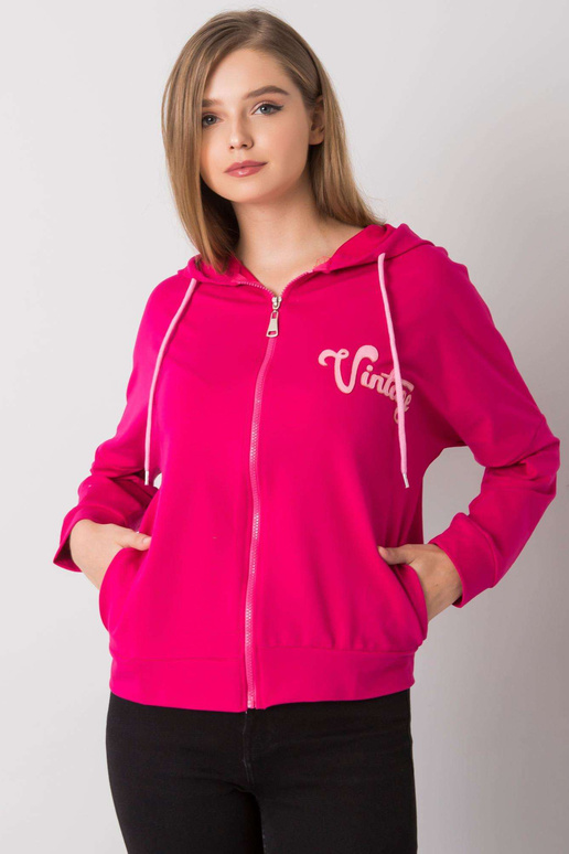 Mikina s kapucí Diane Fuchsia