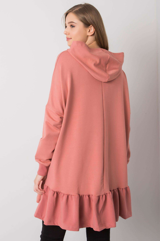 Špinavě růžová oversize tunika s...