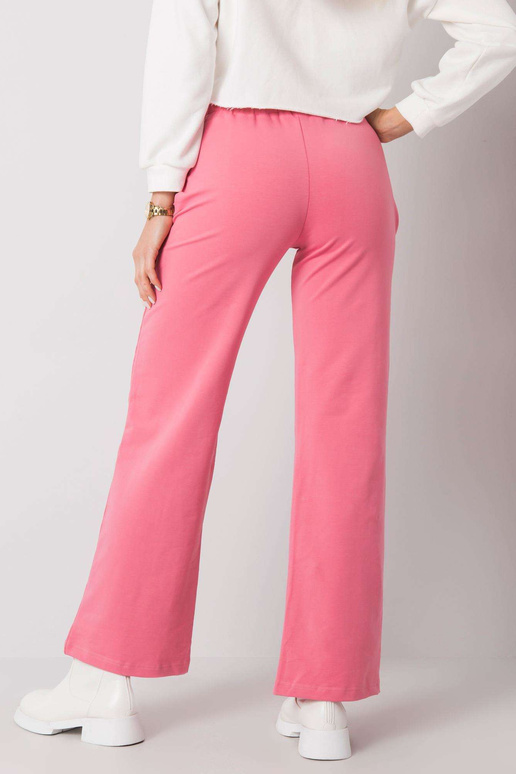 Dennise Růžové tepláky s rovnými nohama