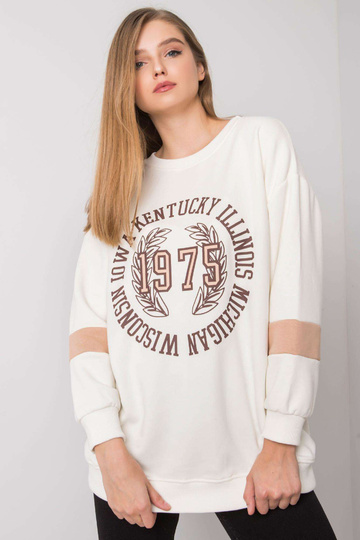 Ecru oversize mikina s... 2