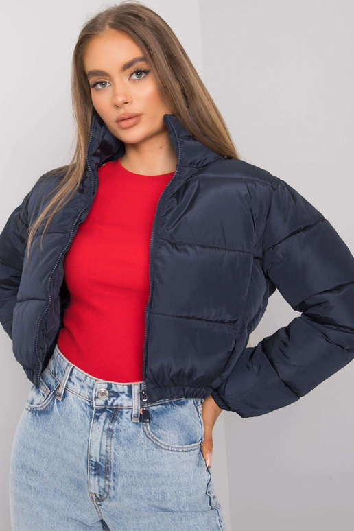 Námořnická modrá prošívaná bunda Iseline