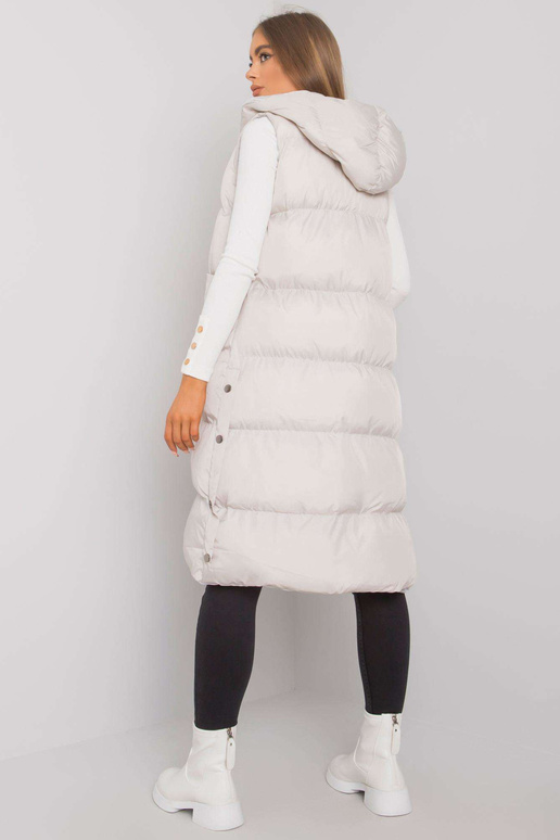 Světle šedá Chase prošívaná vesta s...