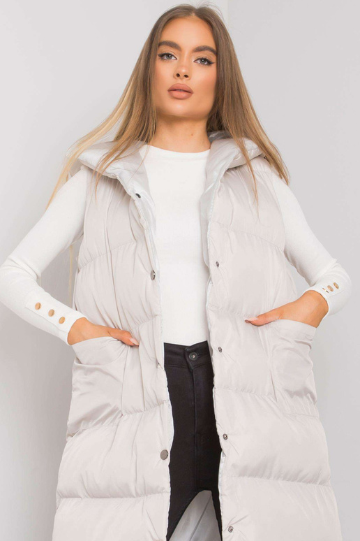 Světle šedá Chase prošívaná vesta s...