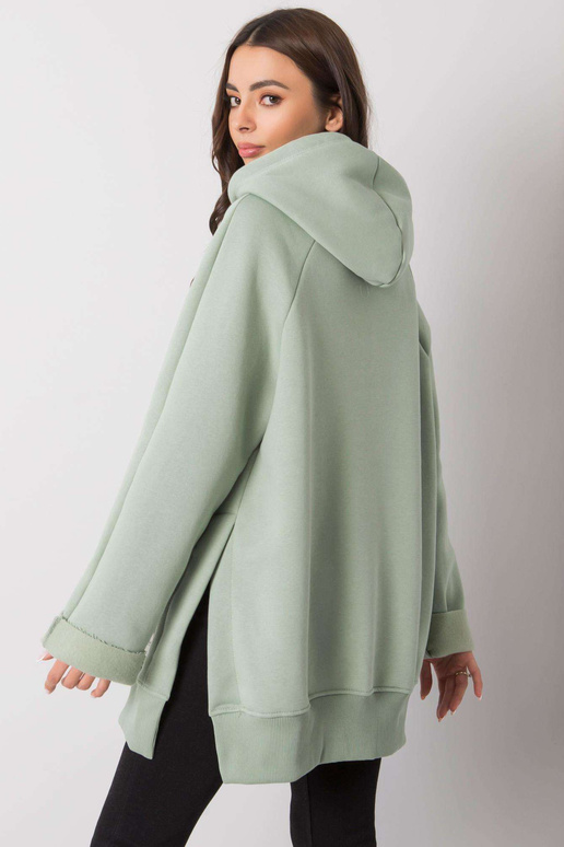 Pistáciová klokaní mikina Arno RUE PARIS