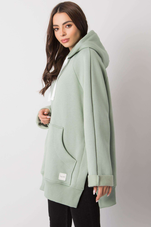 Pistáciová klokaní mikina Arno RUE PARIS