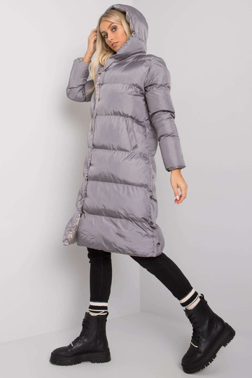 Tmavě šedá prošívaná bunda... 2