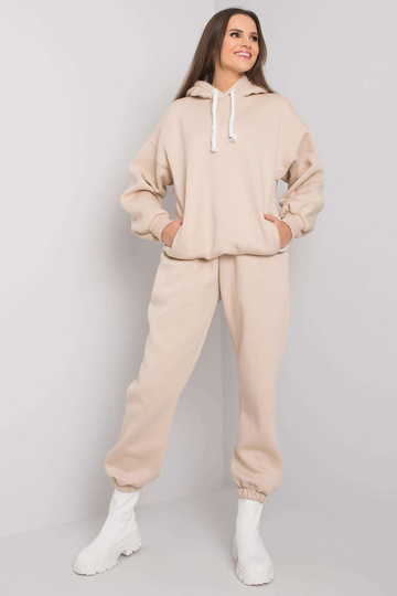 Béžová dvoudílná bavlněná...