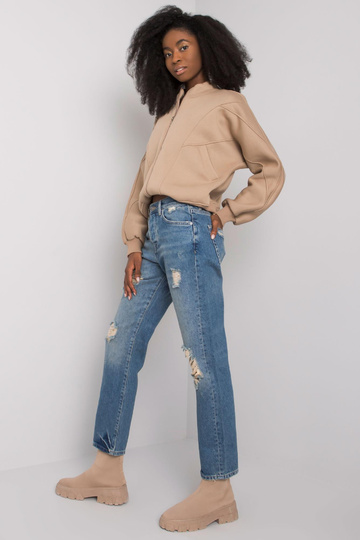 Modré džínové kalhoty s...