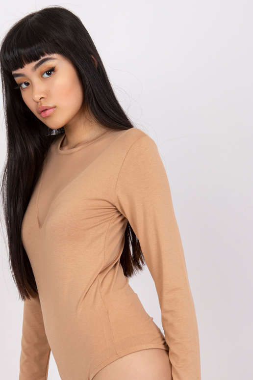 Tmavě béžové body se síťovaným...