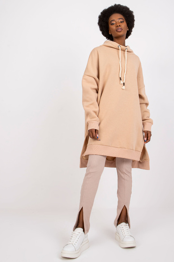 Béžová mikinová tunika Martil 2