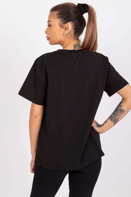 Černé dámské tričko s nefritem