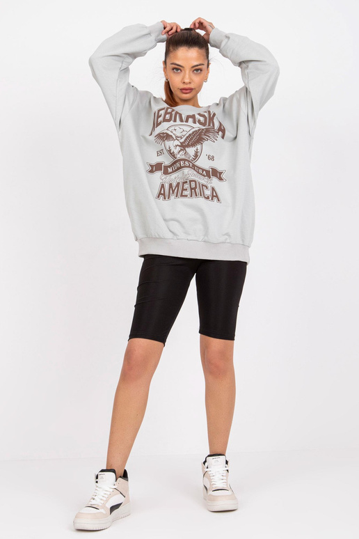 Šedá oversized mikina Patricia